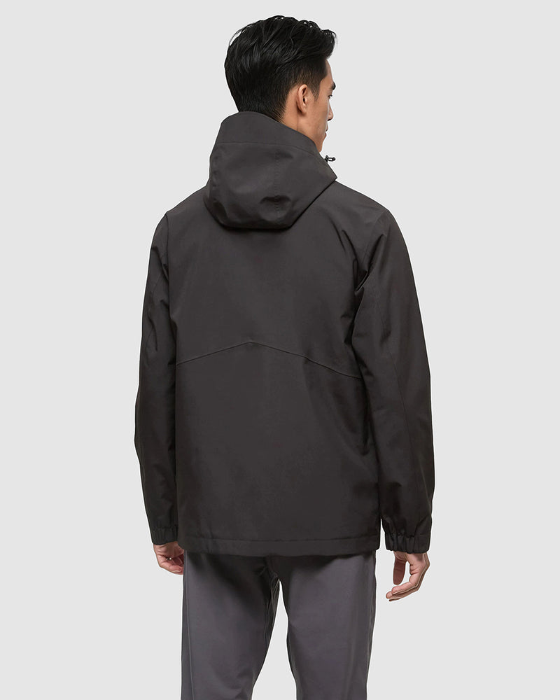 Black-Mens-Waterproof-Rain-Jacket