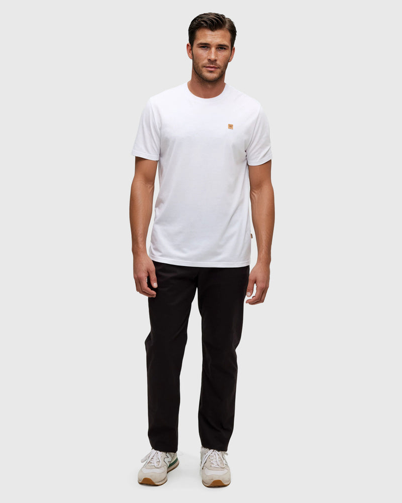 Black-Regular-Mid-Rise-Straight-TechBlend-Pant