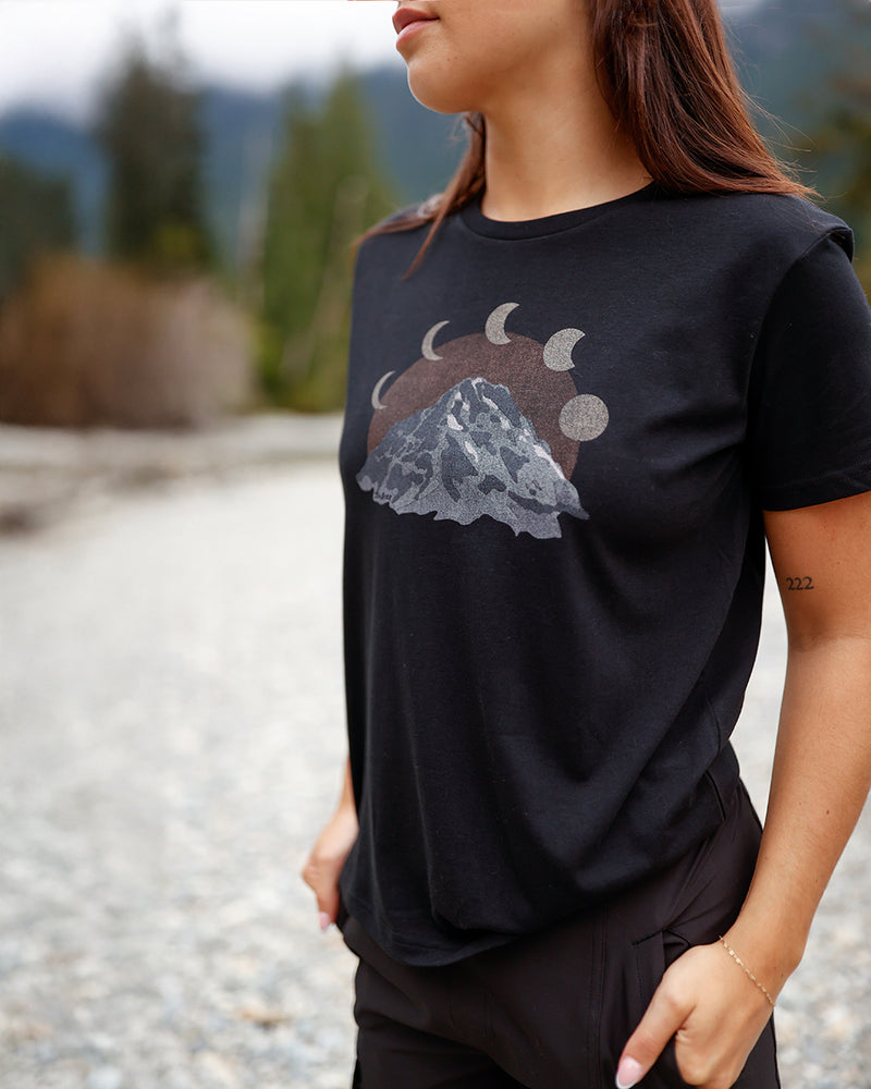 T-shirt Mountain Moon