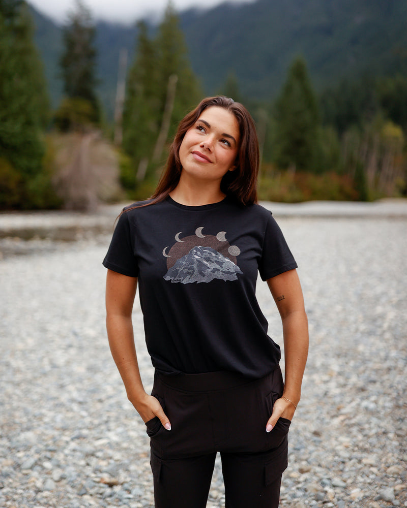 T-shirt Mountain Moon