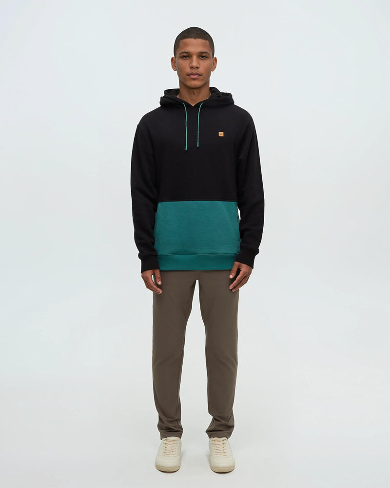 Black-TreeFleece-Relax-Fit-Color-Block-Hoodie