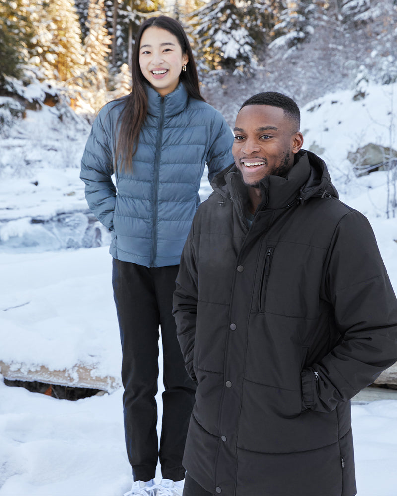 Parka compressible