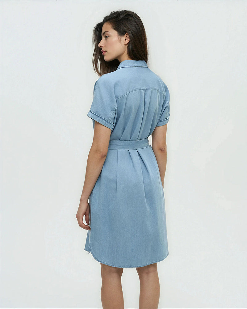 Blue-Organic-Cotton-Denim-Relaxed-Dress