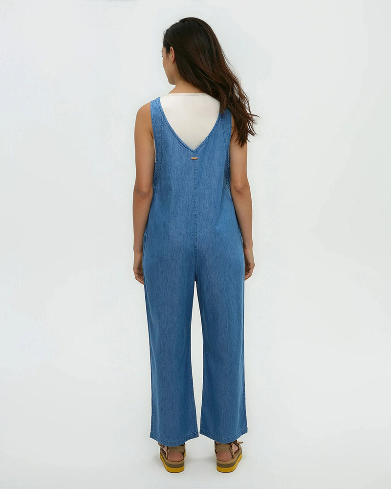 Blue-Organic-Cotton-Straight-Fit-Jumpsuit
