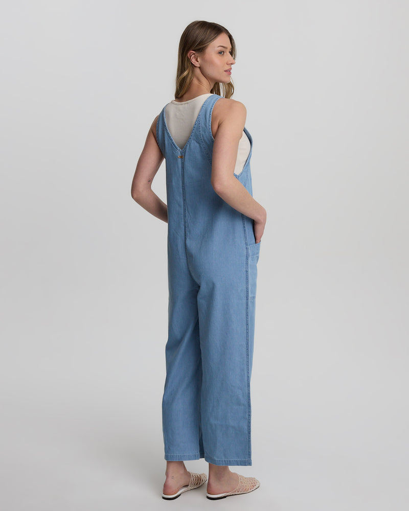 Blue-Organic-Cotton-Straight-Fit-Jumpsuit