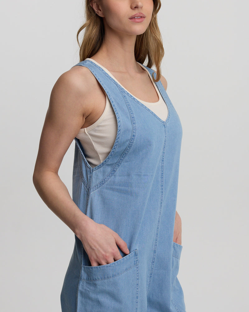 Blue-Organic-Cotton-Straight-Fit-Jumpsuit