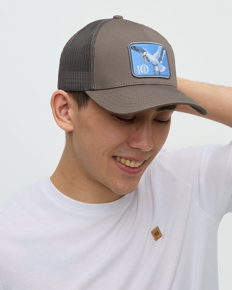Brown-5-Panel-High-Profile-Baseball-Cap
