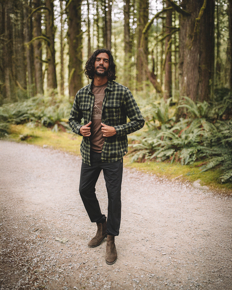 Chemise Colville en flanelle de kapok