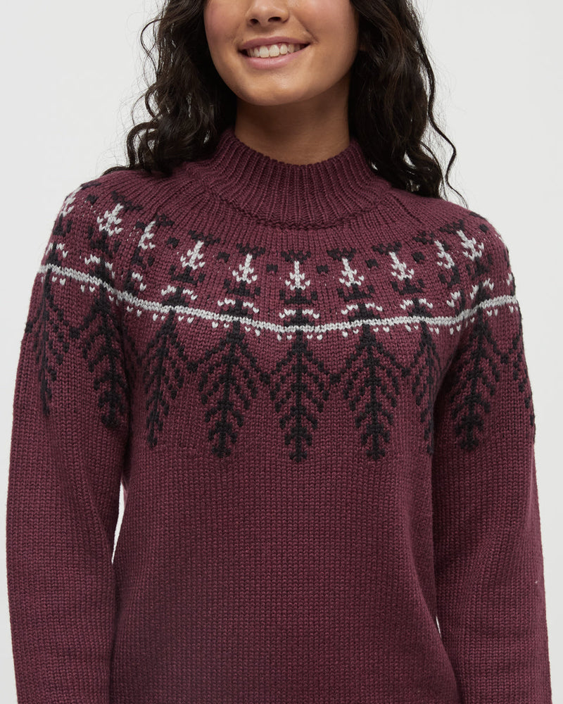 Burgundy-Women_s-Graphic-Knit-Wool-Jumper