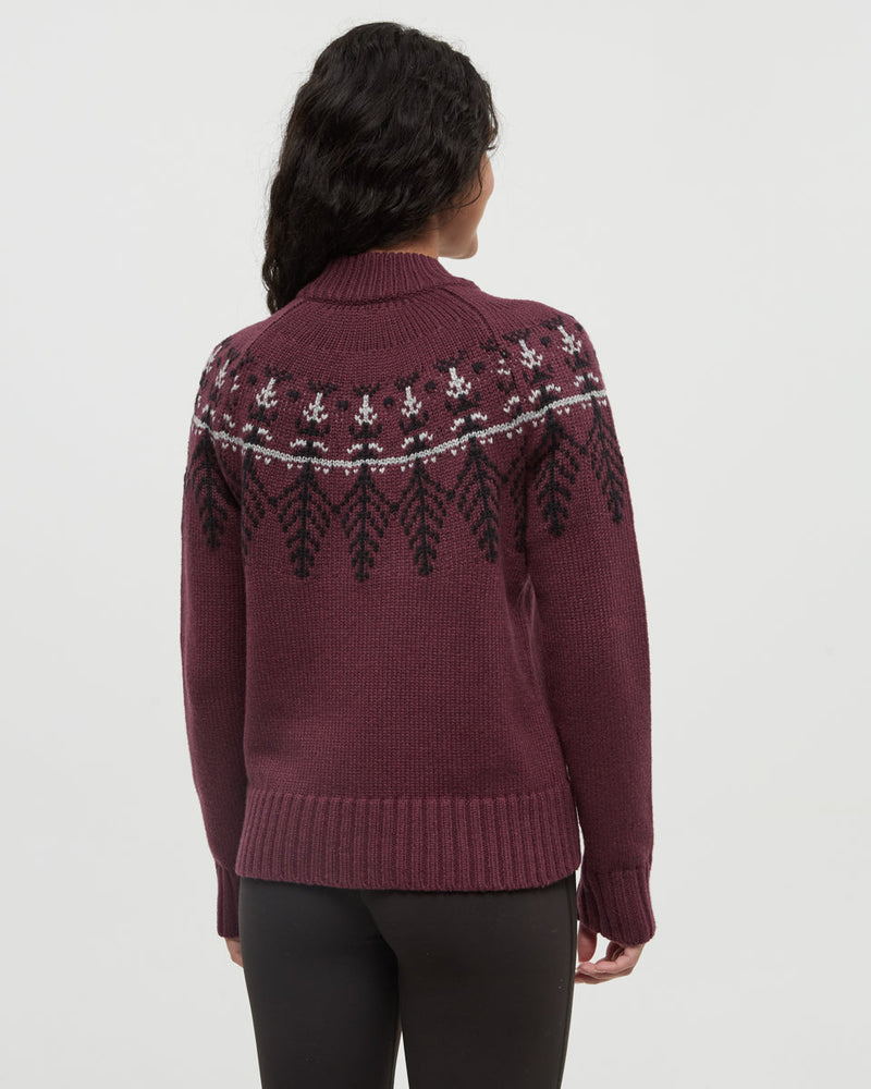 Burgundy-Women_s-Graphic-Knit-Wool-Jumper