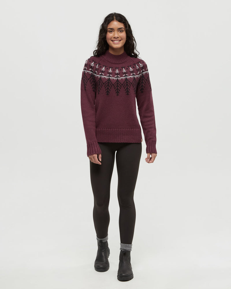 Burgundy-Women_s-Graphic-Knit-Wool-Jumper