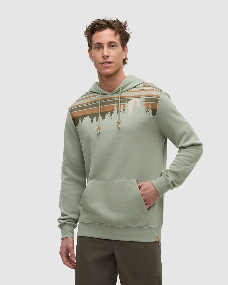 Green-Heather-Fleece-Set-In-Zip-Hoodie