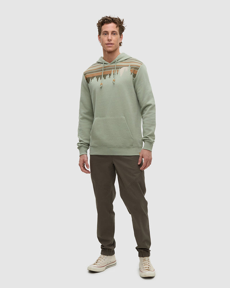 Green-Heather-Fleece-Set-In-Zip-Hoodie