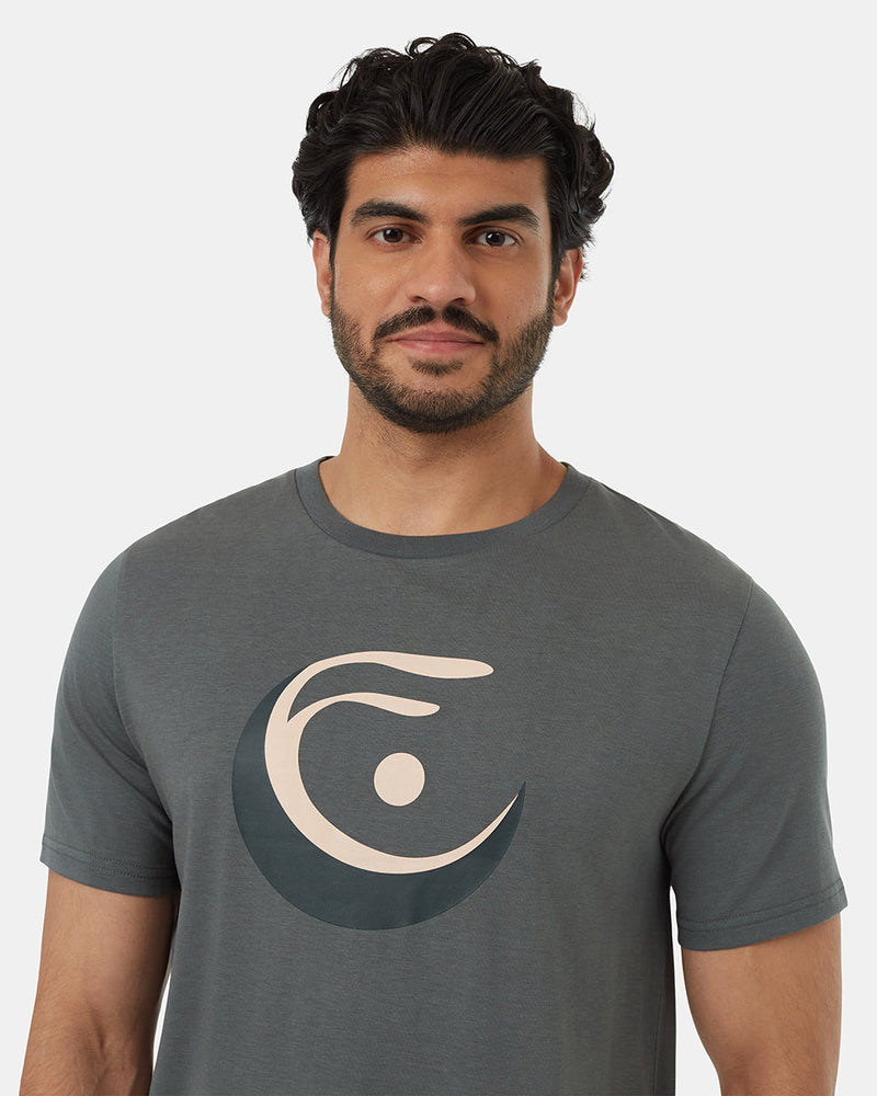 Green-Luke-Swinson-Crew-Neck-Graphic-Shortsleeve-T-Shirt