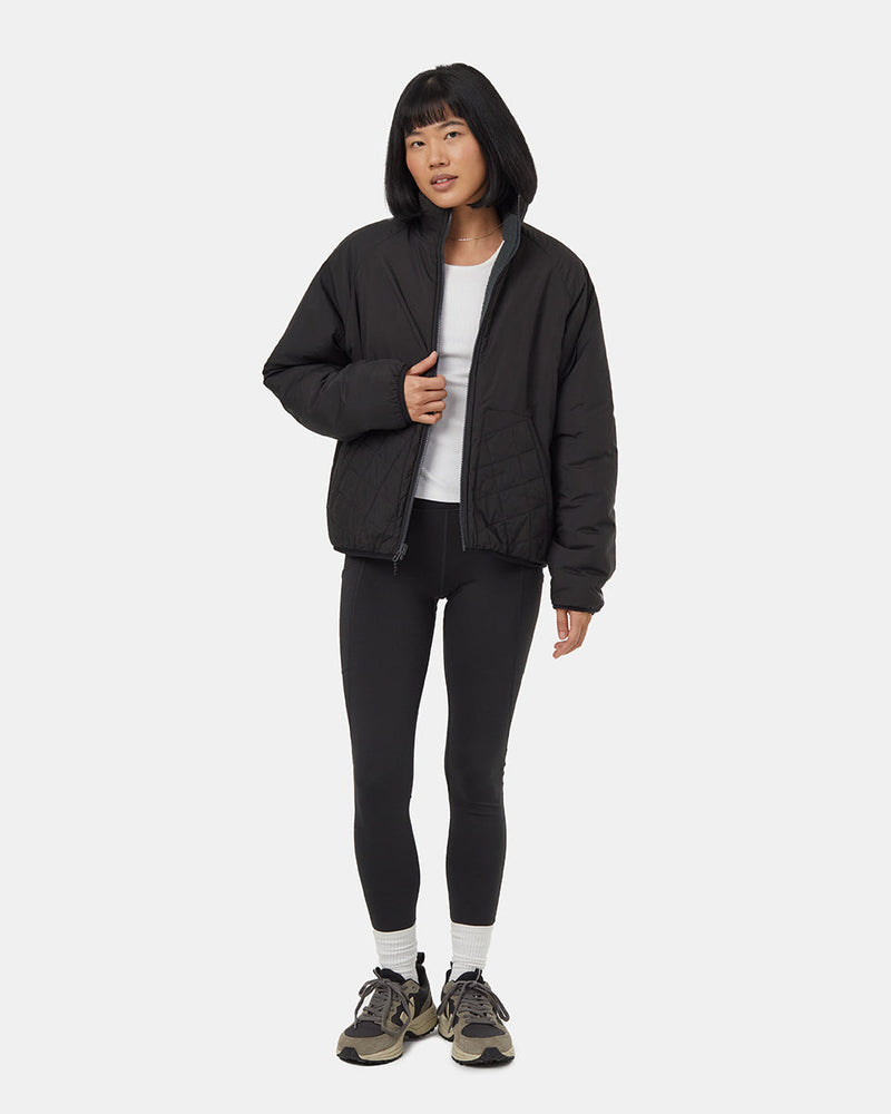 Green-Mock-Neck-Oversized-Fit-Fleece-Zip-Up
