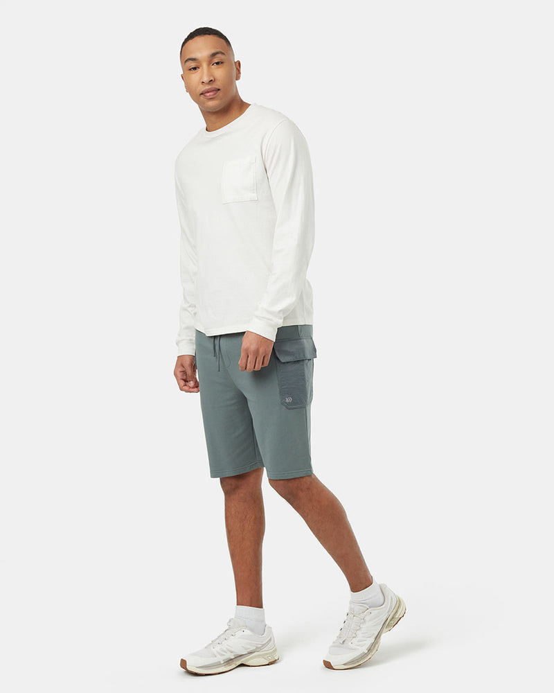 Green-Pull-On-Cargo-Shorts