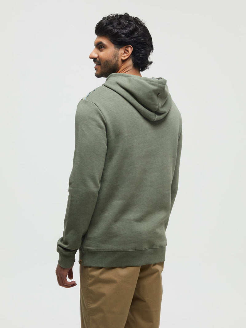Green-Retro-Graphic-Pullover-Hoodie