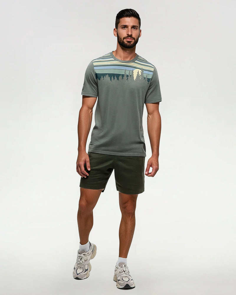 Green-Retro-Graphic-Tee