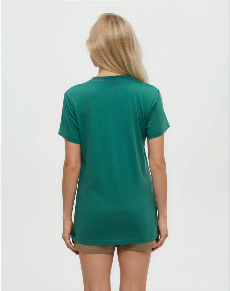 Green-Treeblend-Graphic-Crew-Neck-T-Shirt