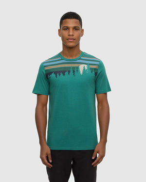 Green-Treeblend-Regular-Fit-Crew-Neck-T-shirt *Model is 6'1.5", wearing size M