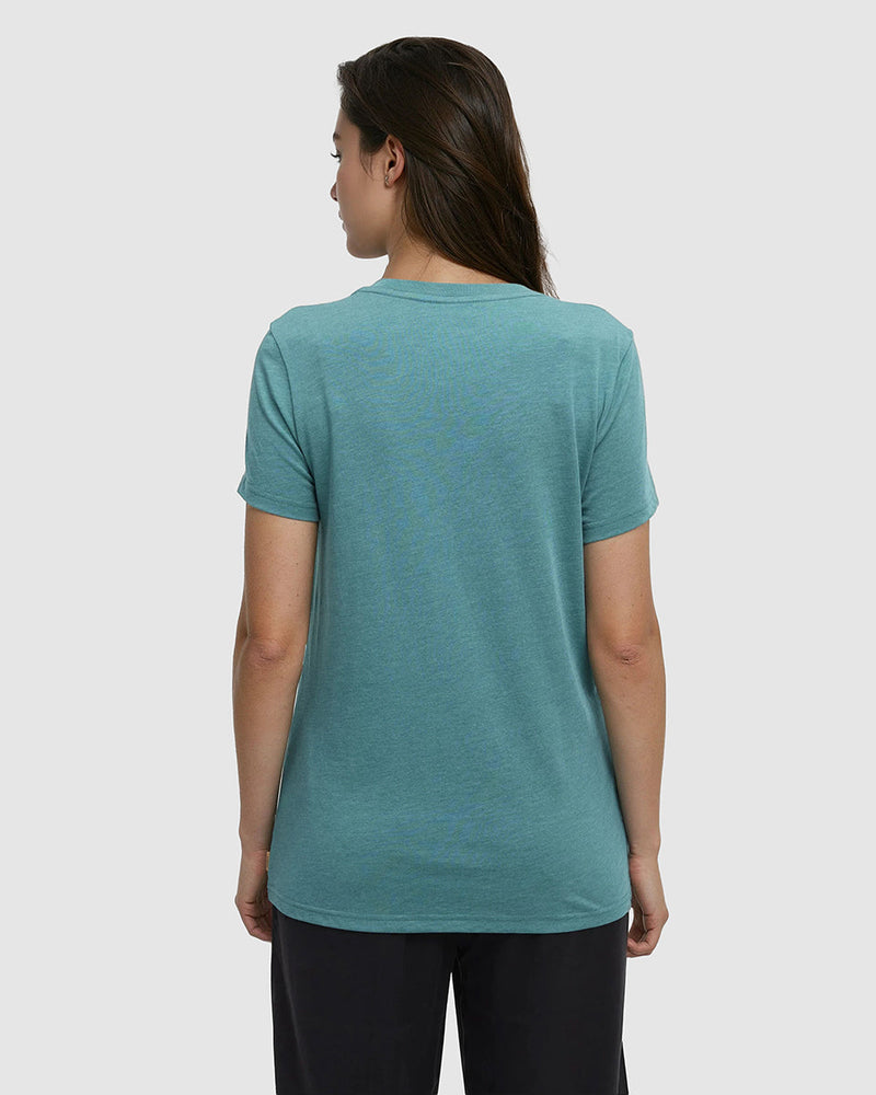 Green-Treeblend-Regular-Fit-Crew-Neck-T-shirt