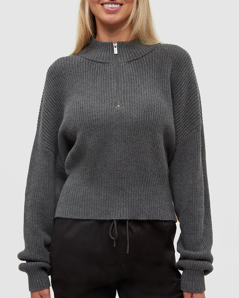Grey-Highline-14-Zip-Mock-Neck