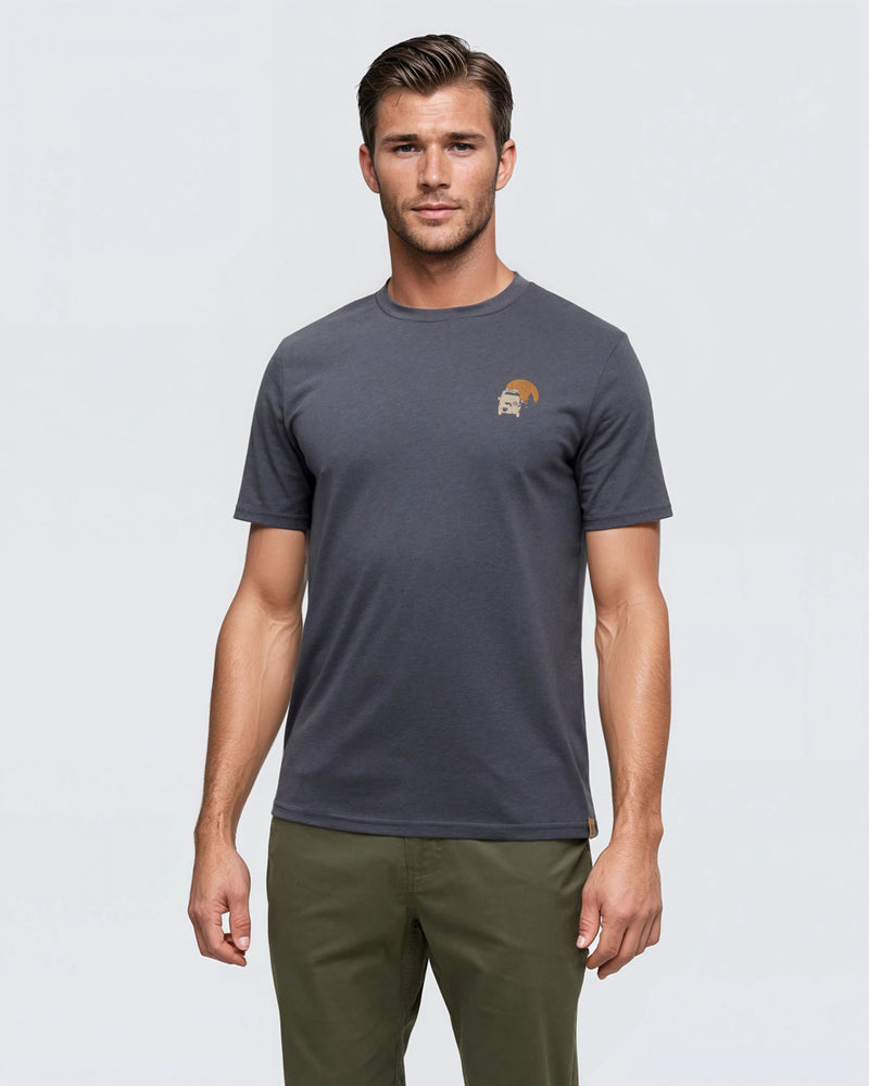 Grey-Printed-Graphic-TreeBlend-T-Shirt