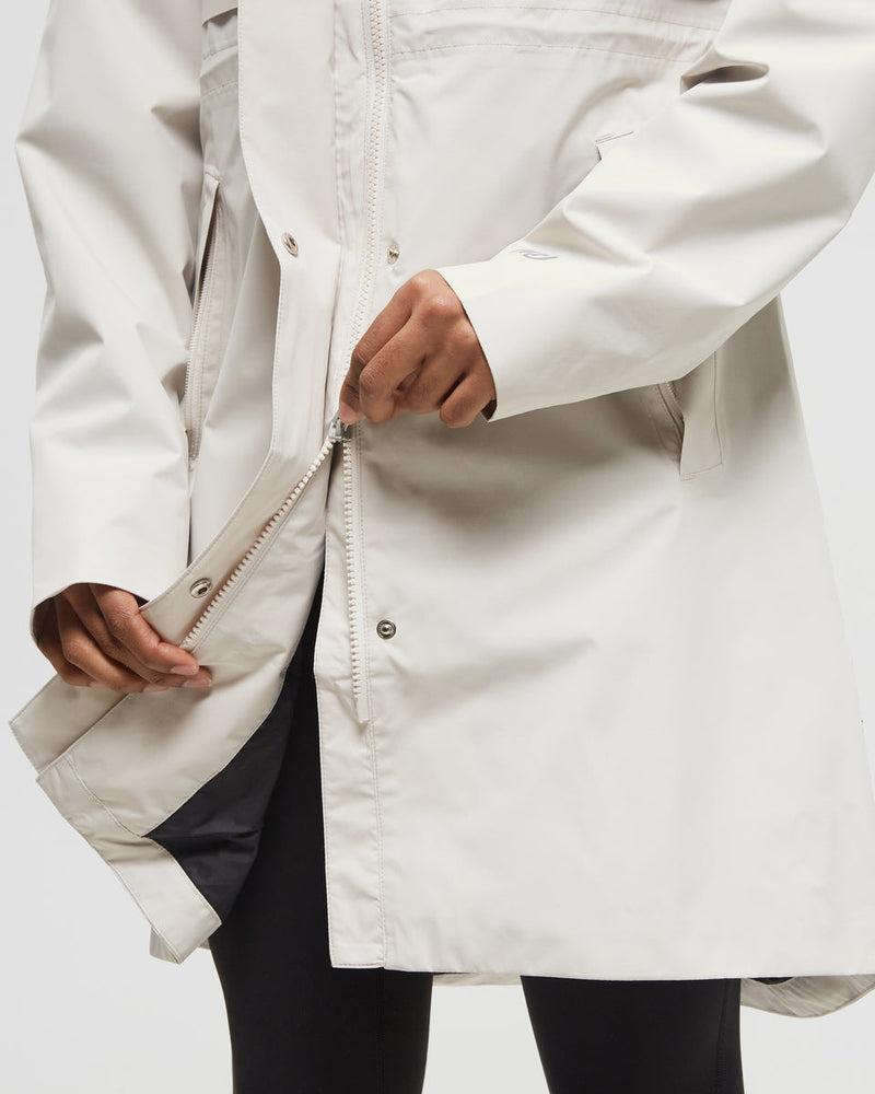 Oatmeal-Womens-Recycled-Polyester-Rain-Jacket