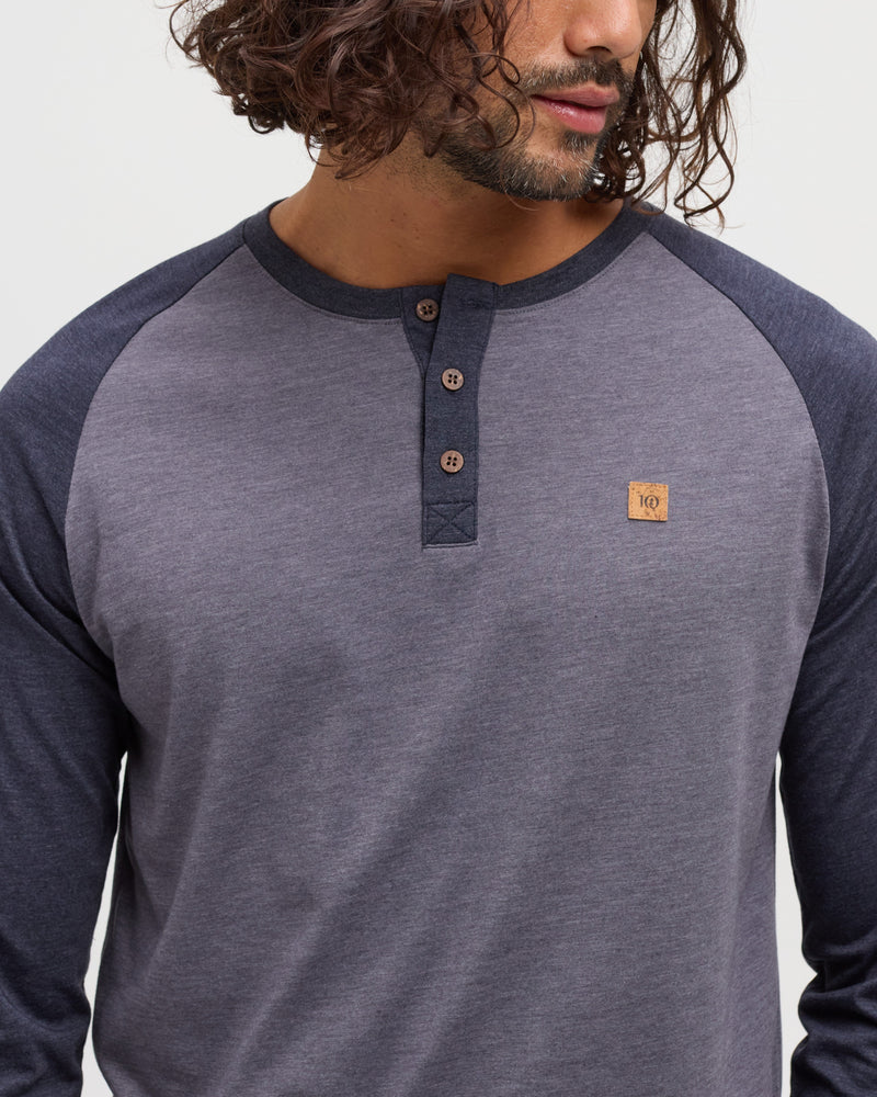 Purple-TreeBlend-Classic-Henley-Longsleeve