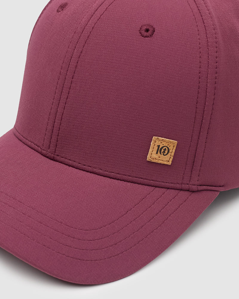 Red-6-PanelMedium-Profile-Baseball-Cap
