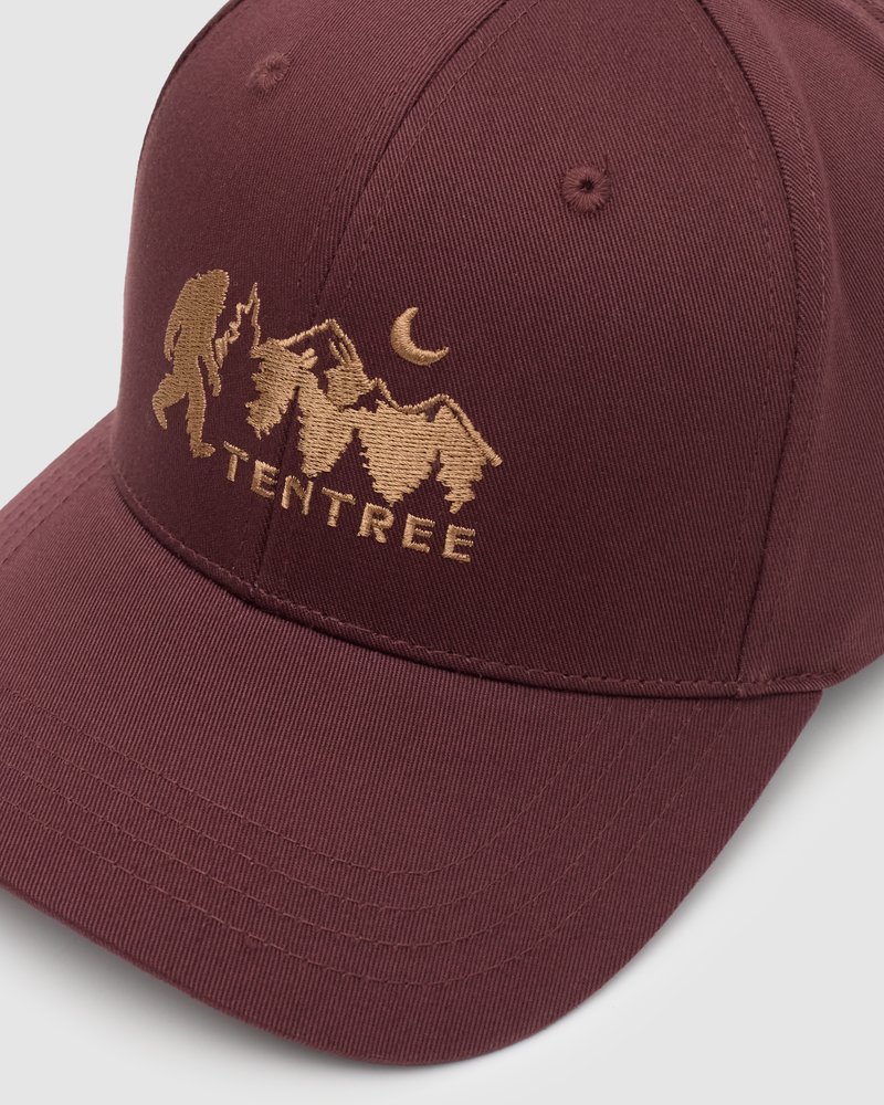 Red-Mid-profile-Adjustable-Hat