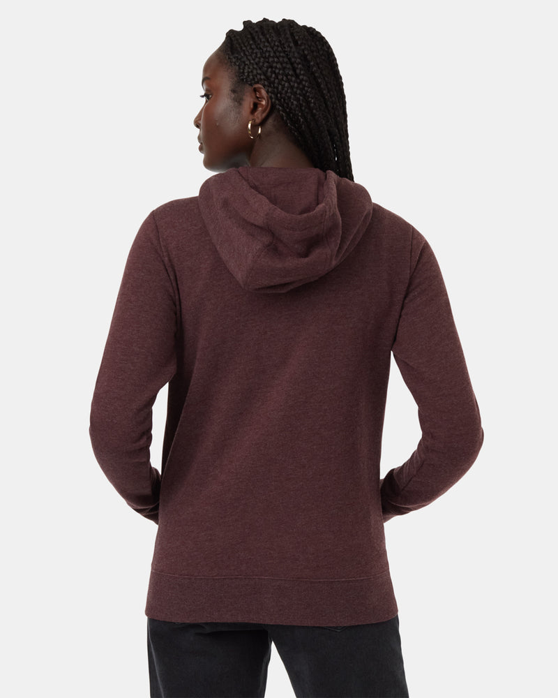 Red-TreeGraphicPulloverHoodie