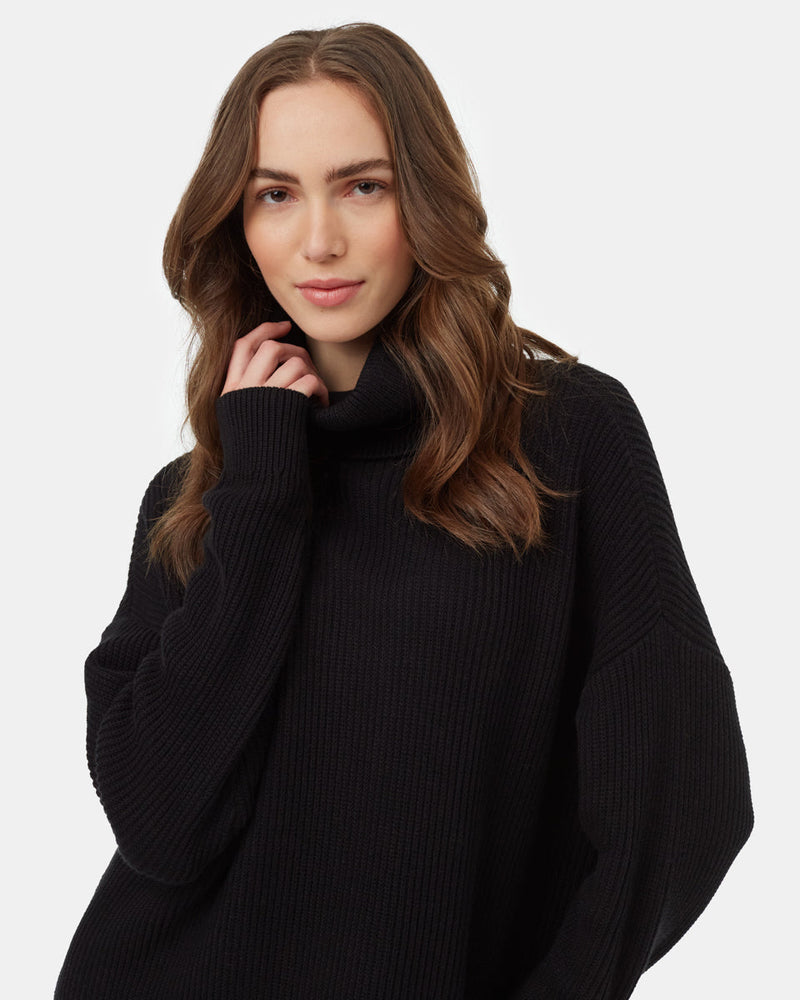 Robe pull surdimensionnée à col roulé Highline