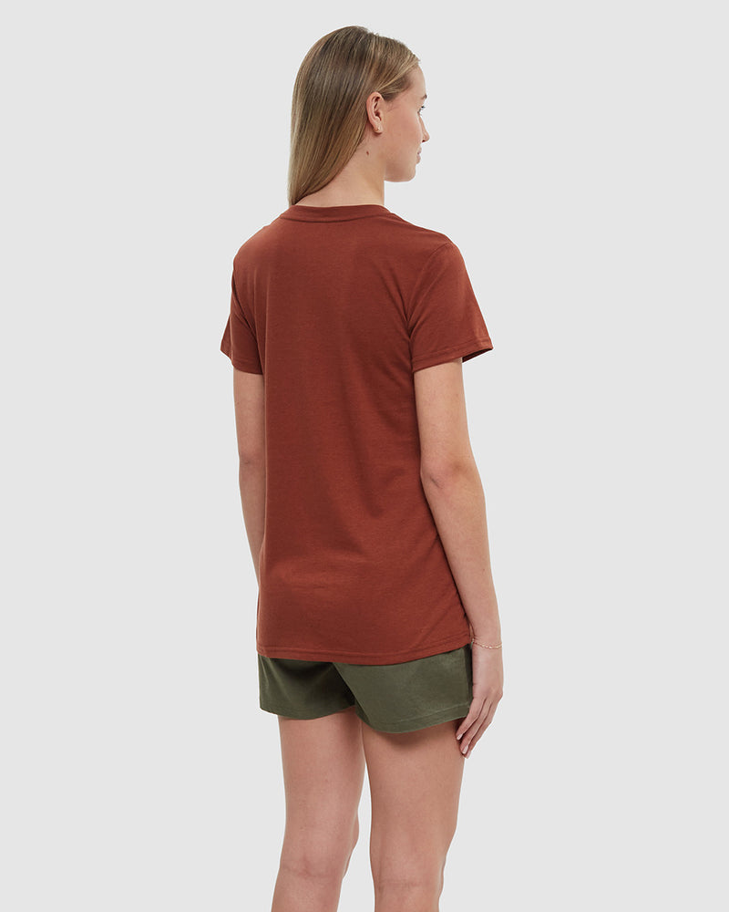 T-shirt à illustration ronde Emerald Edge