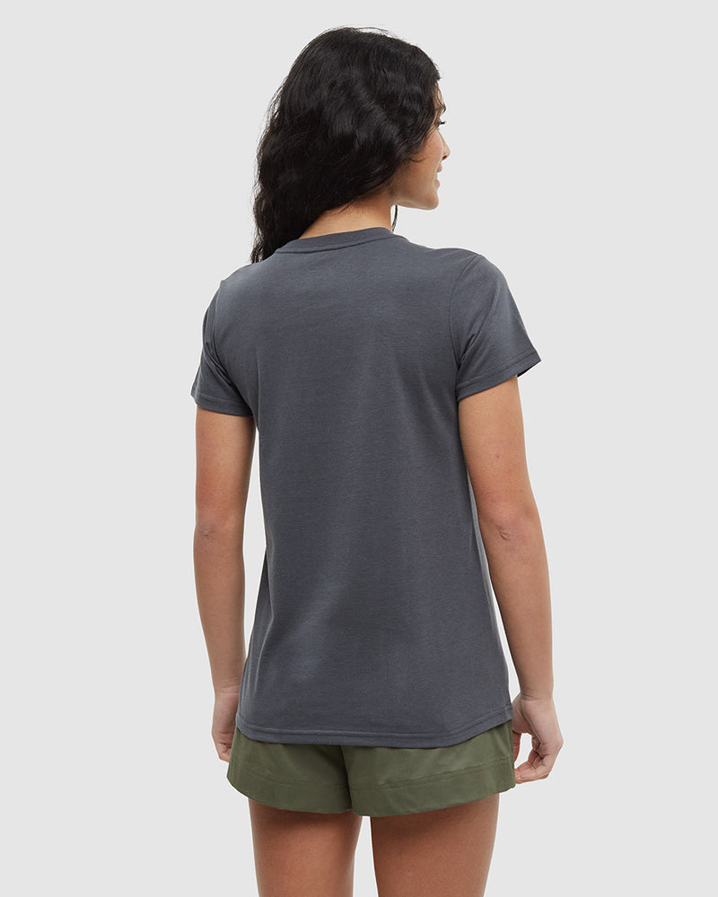 T-shirt à illustration ronde Emerald Edge