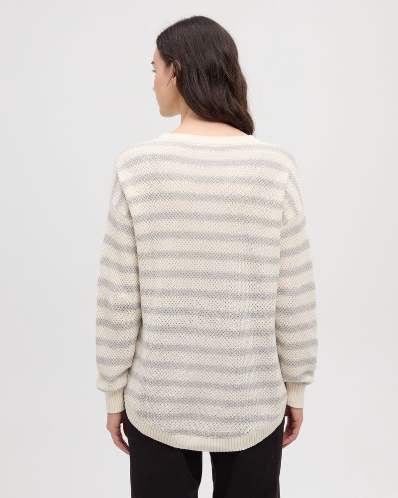 White-Highline-Drop-Shoulder-Sweater