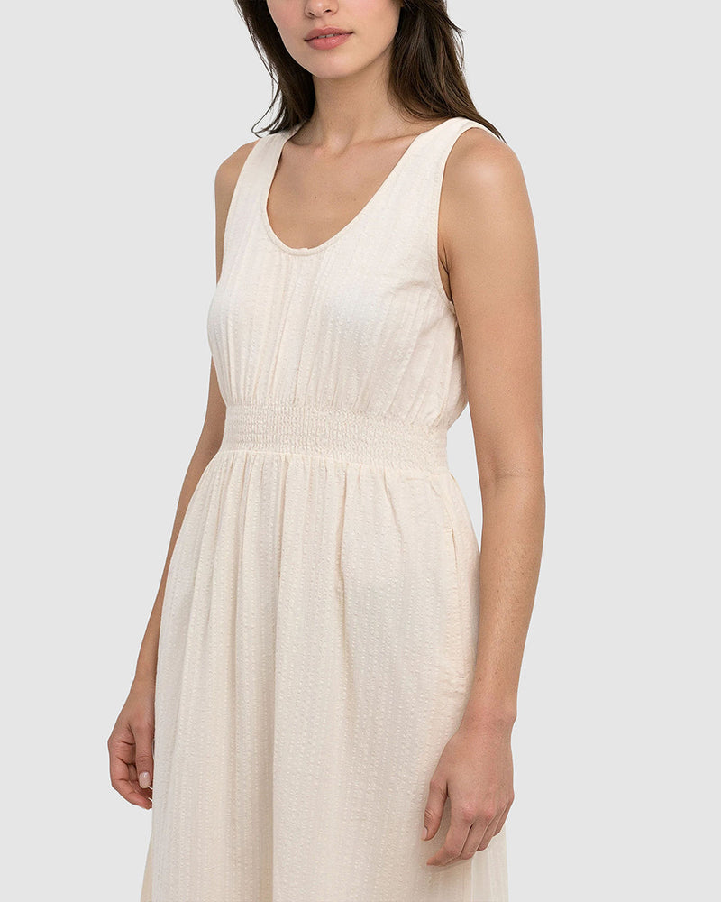 White-Organic-Cotton-Midi-Dress