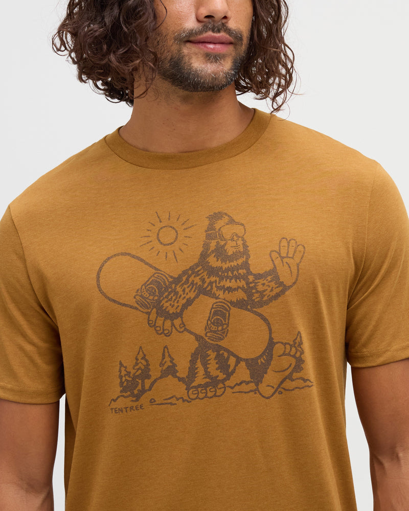 Yellow-Printed-Graphic-TreeBlend-T-Shirt