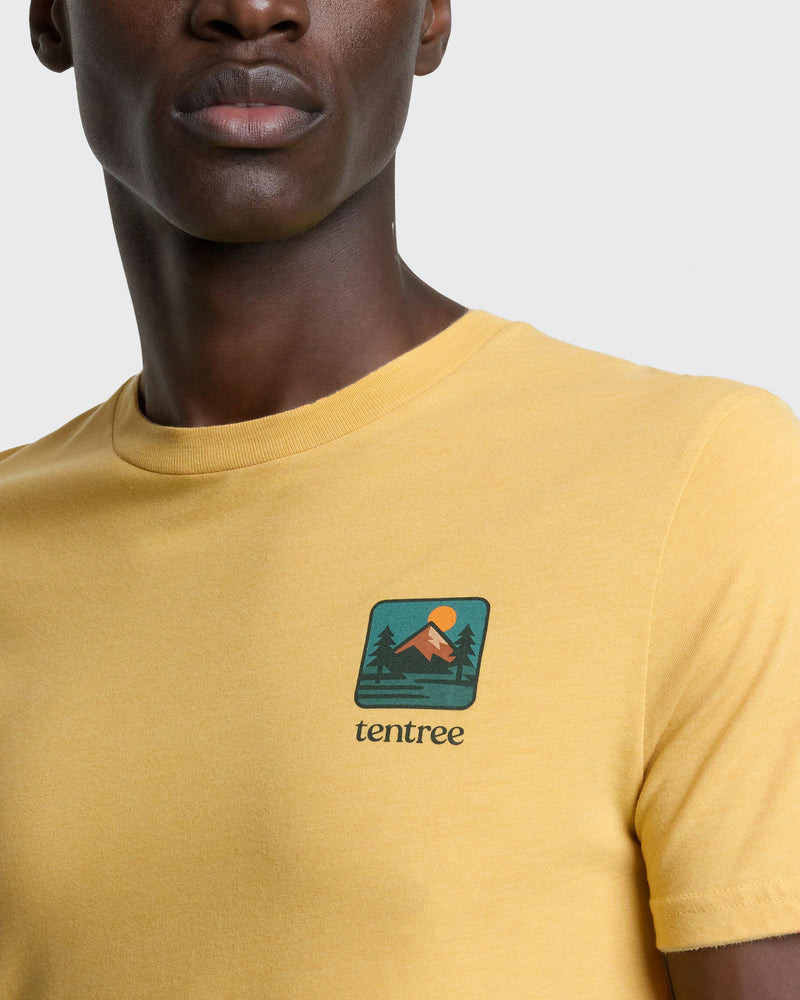 Yellow-Treeblend-Graphic-Shortsleeve-T-Shirt