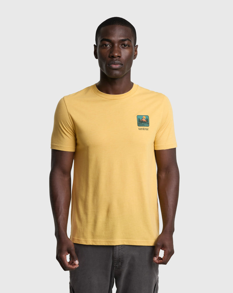 Yellow-Treeblend-Graphic-Shortsleeve-T-Shirt