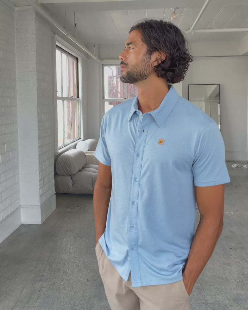 Blue-TreeBlend-Shortsleeve-Button-Shirt