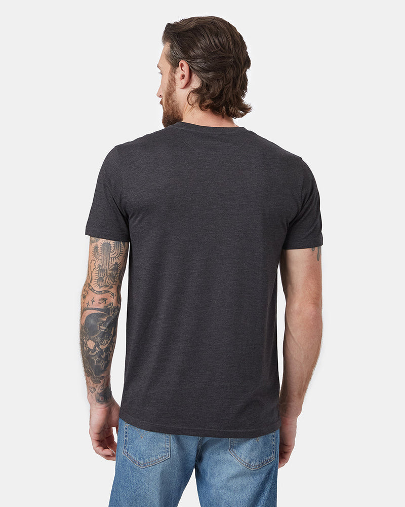 Black Men's Eco-Friendly Graphic Tee