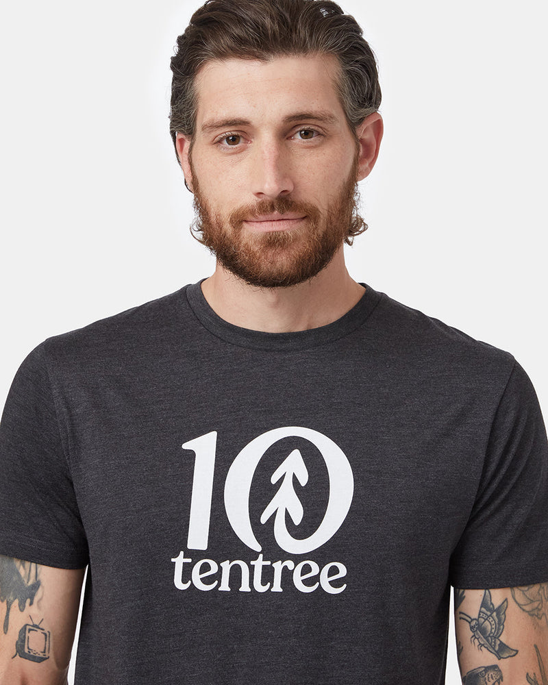 Black Men's Eco-Friendly Graphic Tee