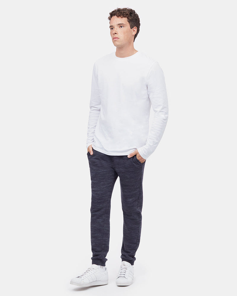 Black Men's Organic Cotton Joggers