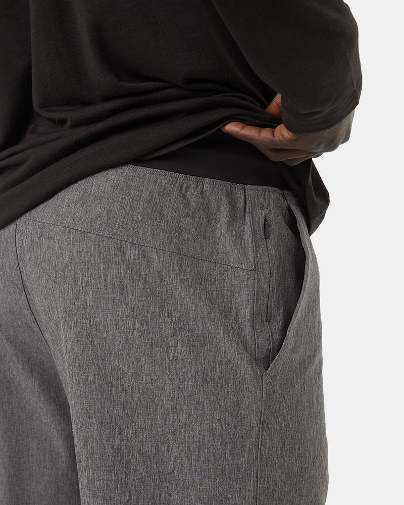 Gray Men's Recycled Polyester Sport Shorts