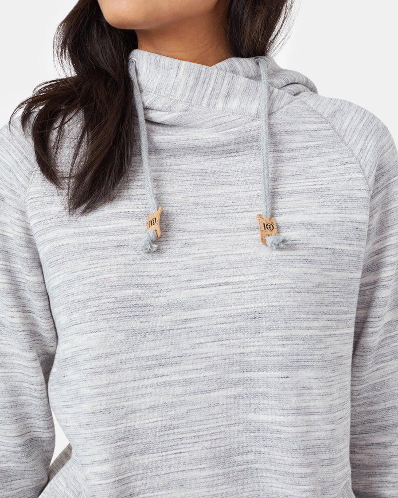 Gray Organic Cotton Pullover Hoodie