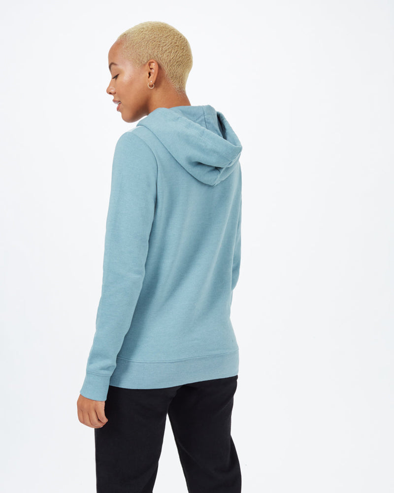 Blue Women's Graphic Pullover Hoodie