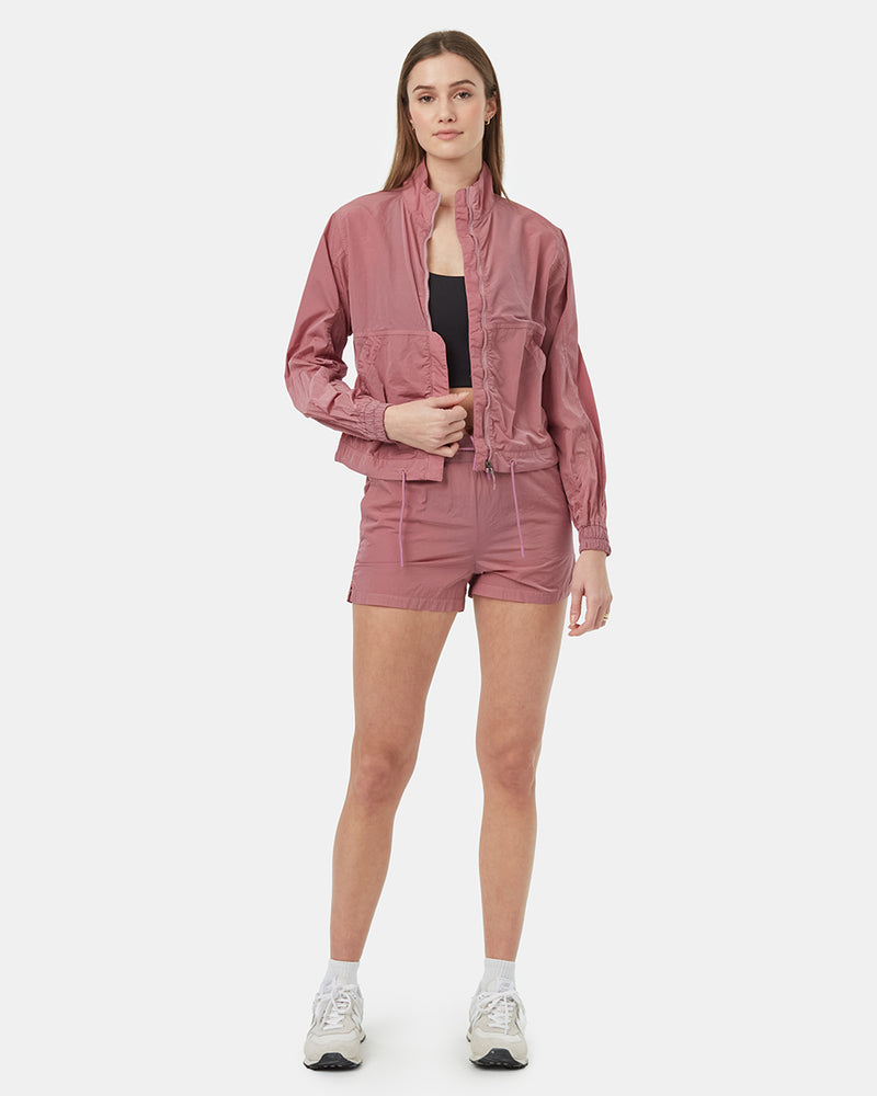 Manteau court en nylon recyclé