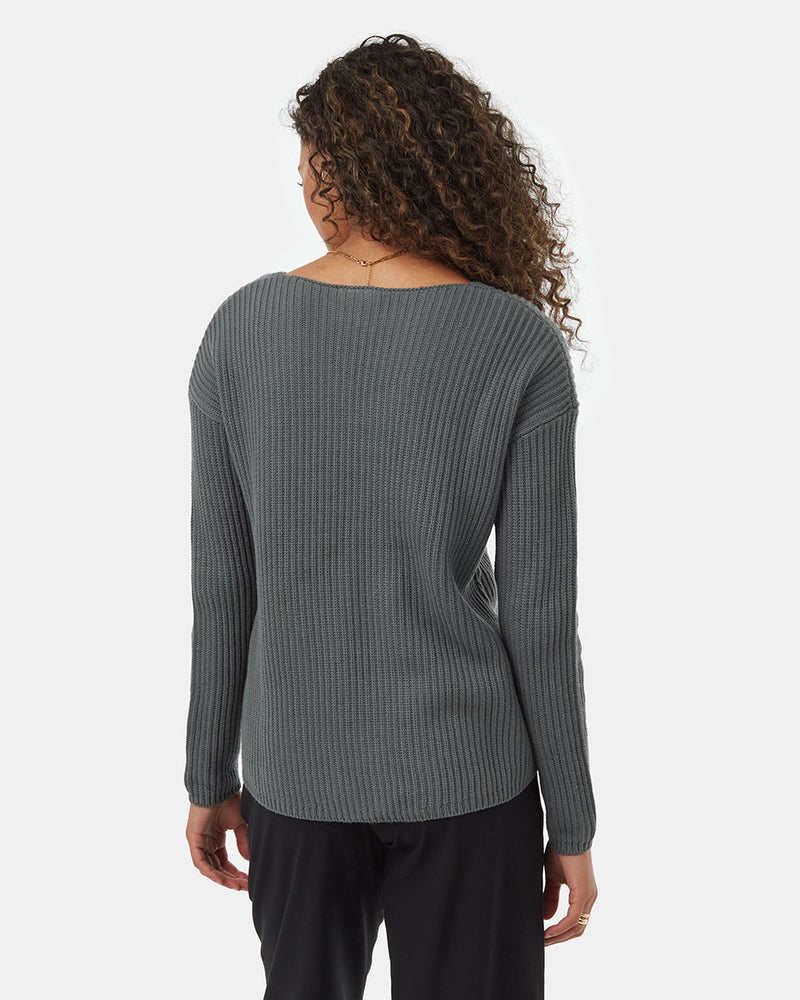 Women's Organic Cotton V-Neck Jumper