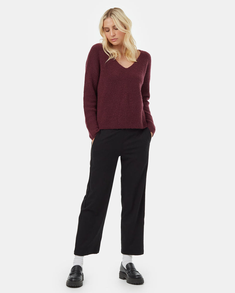 red_vneck_wool_sweater_womens